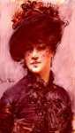 La Femme Au Chapeau Noir (Lady с черной шляпой]